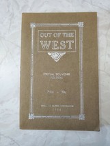 Out of the West Charles Edwin Linthacum Vintage Poetry Softcover Book 1926 - $14.95