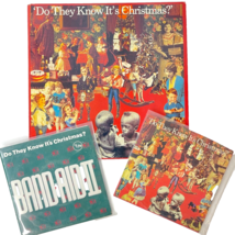 Band Aid Do They Know Its Christmas 3 Record Lot 12&quot; + 7&quot; 1984 + II 1989... - $38.65