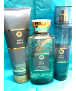 AQUA HOUR Bath &amp; Body Works BODY CREAM, BODY WASH  &amp; FRAGRANCE MIST - $927.73 MXN
