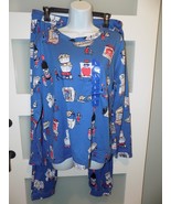 Munki Munki Costco Wholesale Blue Pajama Set Size L Women&#39;s NEW - $43.68 CAD