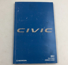 2017 Honda Civic Hatchback Owners Manual Handbook OEM A02B24021 - £28.35 GBP