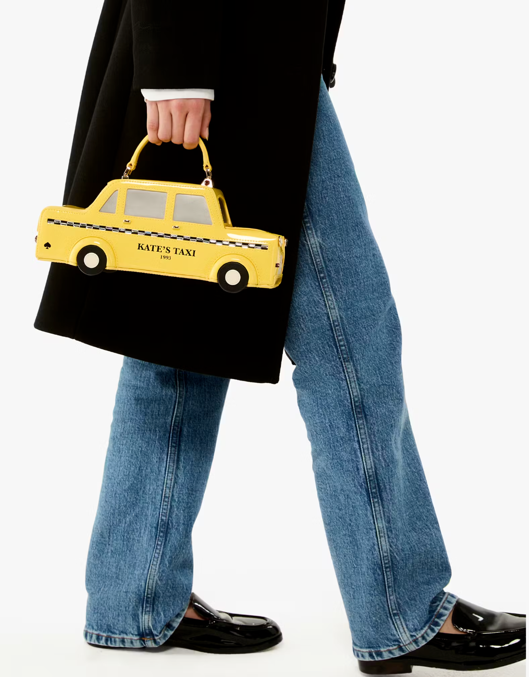 NWB Kate Spade 3D NYC Taxi Yellow Cab Crossbody KI975 Collectible $469 Gift Bag