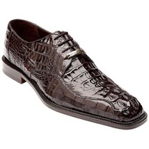 Belvedere Mens Dress formal Shoes Chapo Genuine Crocodile Brown 1465 image 12