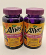 *READ* 2x Nature&#39;s Way Alive! Women&#39;s Gummy Multi Vitamin 60 gummies ea - $20.00