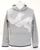 Under Armour Coldgear Gray Hoodie Pullover Hooded Sweatshirt  Youth Boy&#39;... - £55.96 GBP
