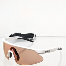 Brand New Authentic Bolle Sunglasses Micro Edge Matte White Frame - $108.89