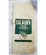 DERBY SOAP FLAKES ORIGINAL OLD VINTAGE PAPER ADVERTISING BAG PAPER HORSE... - £15.78 GBP