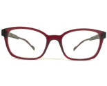 Caroline Abram Eyeglasses Frames ZYA 643 Clear Red Cat Eye Full Rim 51-1... - $280.12