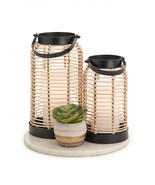 Natural Rattan Boho Lanterns – Indoor Outdoor Modern Farmhouse Decor (Se... - $647.56 MXN