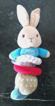 Beatrix Potter PETER RABBIT Baby Jiggle Pull Toy Rattle 12&quot; Plush 2017 - £6.30 GBP