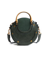 Interloper  Round Crossbody Bag Leather   Small Purse Womens Shoulder Ci... - $1,380.08 MXN