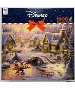 Ceaco Disney Mickey and Minnie Sweetheart Holiday Jigsaw Puzzle Thomas K... - £16.99 GBP