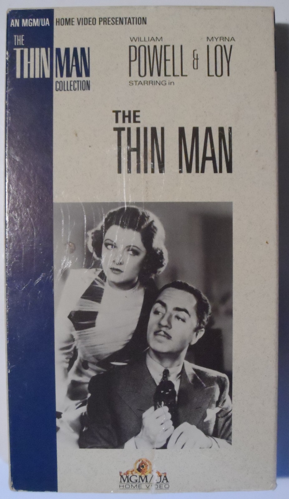 The Thin Man (1988) VHS Movie Mgm William Powell Myrna Loy vg+ USA M300608 - $12.77