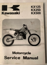 1988 Kawasaki KX125 KX250 KX500 Service Réparation Shop Manuel OEM 99924-1101-01 - £19.91 GBP