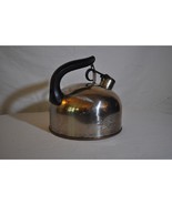 VTG Paul Revere Ware Whistling Tea Kettle Pot Copper Bottom J 93-C Korea - $39.60