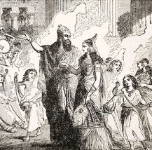 1922 Esther The Beautiful Queen Wood Engraving Bible Story Vintage DWSS4 - $19.99 1922 Esther The Beautiful Queen Wood Engraving Bible Story Vintage DWSS4 - $19.99