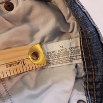 Gloria Vanderbilt High Rise Denim Women's Blue Jeans Size 18 Short image 6