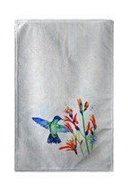 Betsy Drake Hummingbird &amp; Fire Plant Kitchen Towel - £23.25 GBP