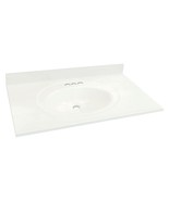 Transolid 1409-7620 31-in x 22-in Cultured Marble Bathroom Vanity Top in... - $205.07