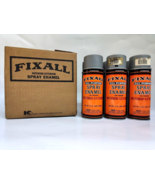 Lot of 6 Fixall All Purpose Spray Enamel Interior Exterior Gray Primer P... - $69.29