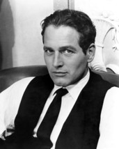 Paul Newman cool pose in black tie and waistcoat 1960&#39;s 8x10 Photo - $7.99