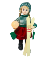 1990 Holiday Time 20&#39;&#39; Doll Animated w/Skies &amp; Lighted Snowball, Preowne... - $40.68 CAD