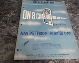 On a Clear Day You can See Forever by Burton Lane - $2.99