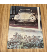 Volkswagen dealer showroom 1968 Beetle brochure - €16,92 EUR