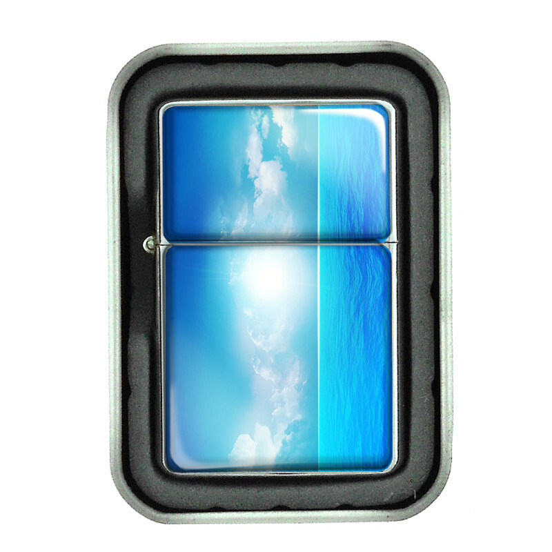 Ocean View D3 Flip Top Oil Lighter Windproof - $14.80 Ocean View D3 Flip Top Oil Lighter Windproof - $14.80