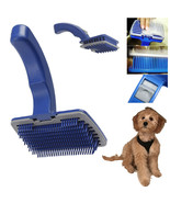 Pet Dog Cat Grooming Self Cleaning Slicker Brush Comb Shedding Tool Hair... - £14.21 GBP