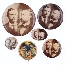 1904 Roosevelt/Fairbanks Jugate campaign button Collection - $579.15