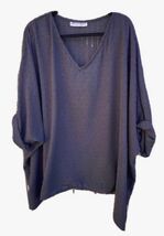 ART TO WEAR...THE EXQUISITE SKULLZ LONDON BLACK Isabelle TOP - $78.21