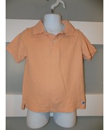 Janie And Jack Light Orange (Peach) Polo SS Shirt Size 2T Boy&#39;s - $20.99 CAD