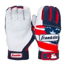 Franklin Pro Classic Hi-Lite Batting Gloves Stars &amp; Stripes Mens Small  - $31.99