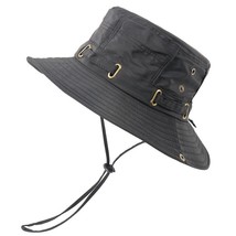 UPF 50+ Beach Cap Bucket Hat Men Women Boonie Hat Summer UV Protection  Army Hi  - £30.67 GBP