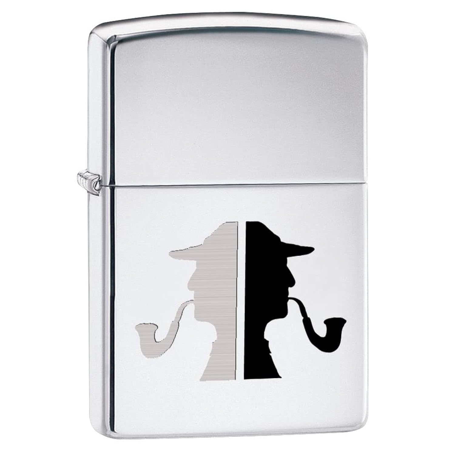 Zippo Faces High Polish Chrome Pipe Lighter