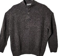 Enzo Mantovani Men M 100% Wool Long Sleeve Pullover 4 Button Pullover Sw... - $49.65