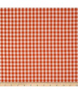 1/4" Orange Gingham Check 60" Poly/Cotton Yarn Dyed Fabric by the Yard D... - €6,91 EUR 1/4" Orange Gingham Check 60" Poly/Cotton Yarn Dyed Fabric by the Yard D... - €6,91 EUR