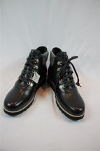 NIB Cole Haan Waterproof Black Leather Ankle Boot W/ Fleece Lining 7 1/2 M  - £152.25 GBP