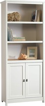 Sauder Cottage Road Library With Doors/Book Shelf, L: 29.29&quot;, Soft White... - £222.74 GBP