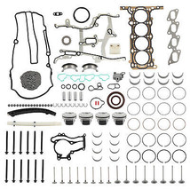 Engine Rebuild Kit Gasket Piston Bearing Timing Chain For Buick Chevrolet 1.4l - £223.59 GBP