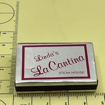 Vintage Matchbox Cover  Linda’s La Cantina restaurant Orlando FL  gmg  unstruck - £9.95 GBP