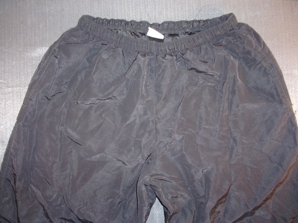 U.S. MILITARY BLACK PHYSICAL TRAINING PANTS MEASURES 28&quot; WAIST X 31&quot; INSEAM - $22.94