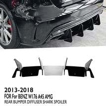 1Set Rear Bumper Diffuser Lip For Mercedes Benz A Class W176 A45 AMG 2013-2018 - $73.08