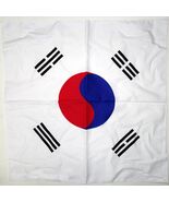 S SOUTH KOREA FLAG BANDANA Cotton Scarf Head Hair Neck Band Face Mask Wr... - $8.54