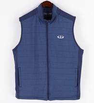 Holderness &amp; Bourne Vest Mens XL Navy Blue The Perry Full Zip Cherry Cre... - £71.85 GBP