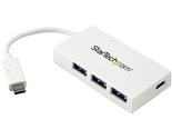 StarTech.com 4 Port USB C Hub with 1x USB-C &amp; 3X USB-A Ports (SuperSpeed... - £36.88 GBP