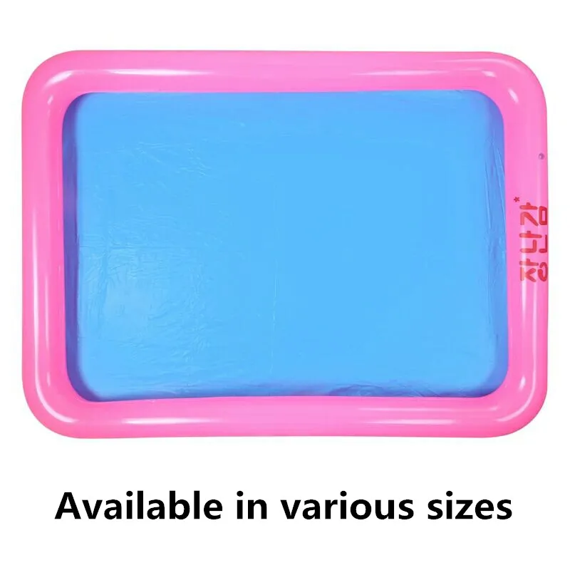 Children Play Sand Tray Tools Air Space Toy Inflatable Thickening Basin Water - £26.58 GBP+
