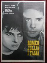 1960 Original Movie Poster Czech Romeo Julie A Tma Romeo Juliet And Darkness - £62.80 GBP