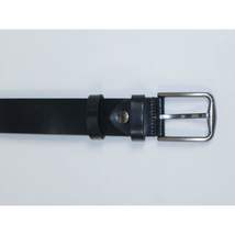 Men's Belt By PICCODER Turkey Genuine Leather Solid 3000 Navy Blue image 3